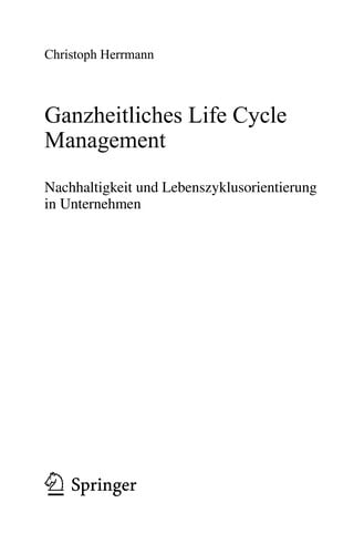 Ganzheitliches Life Cycle Management