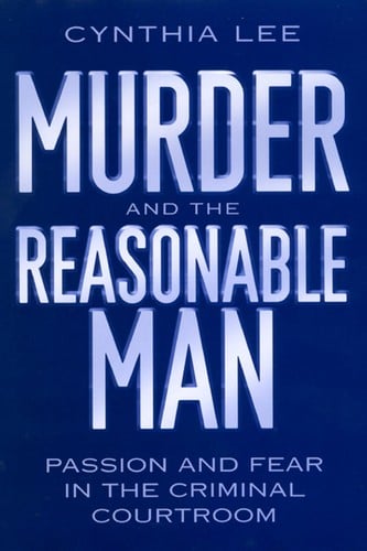 Murder and the reasonable man