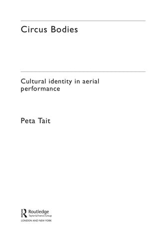 CIRCUS BODIES: CULTURAL IDENTITY IN AERIAL PERFORMANCE