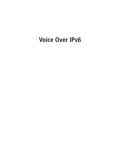 Voice over IPv6