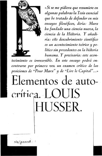 Elementos de autocri tica