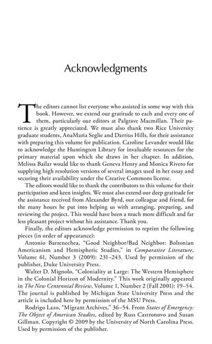 Teaching and studying the Americas