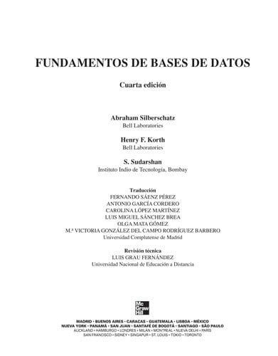 Fundamentos de bases de datos