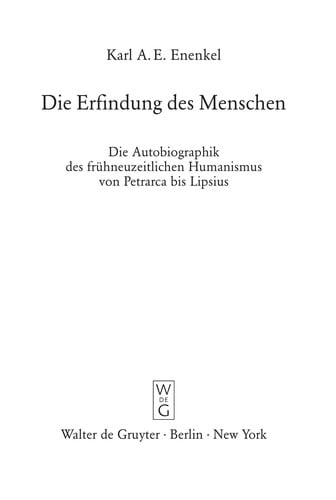 Die Erfindung des Menschen