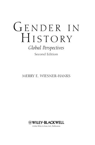 Gender in history