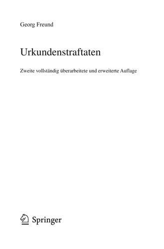 Urkundenstraftaten