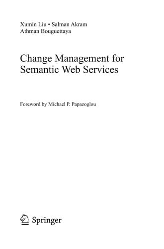 Change management for semantic web services