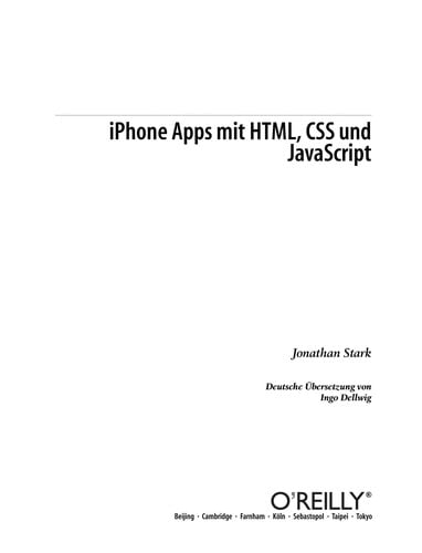iPhone-Apps mit HTML, CSS und JavaScript