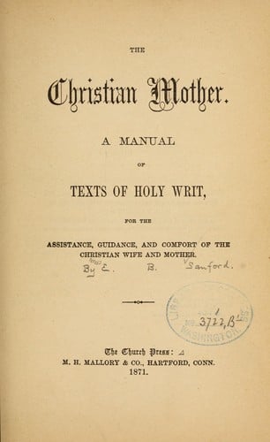 The Christian mother