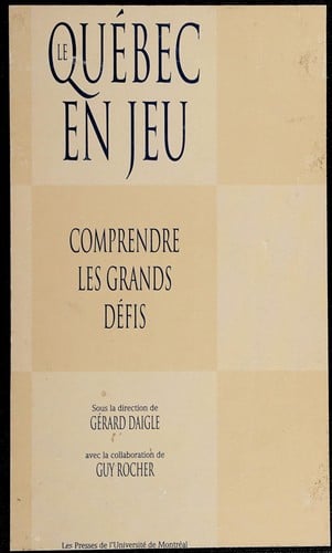 Le Québec en jeu