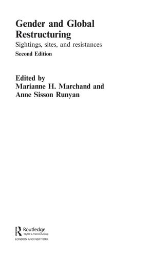 Gender and global restructuring