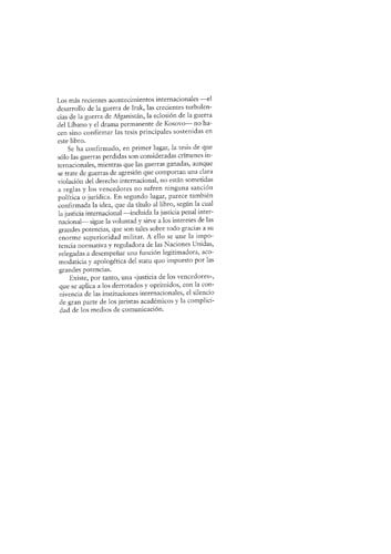La justicia de los vencedores