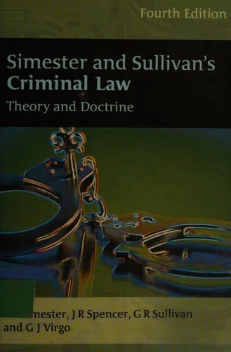 Criminal law: theory and doctrine