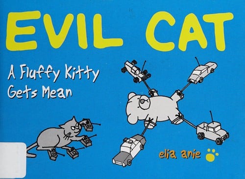 Evil cat: a fluffy kitty gets mean