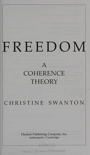 Freedom: a coherence theory