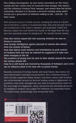 SUICIDE FACTORY: ABU HAMZA AND THE FINSBURY PARK MOSQUE.