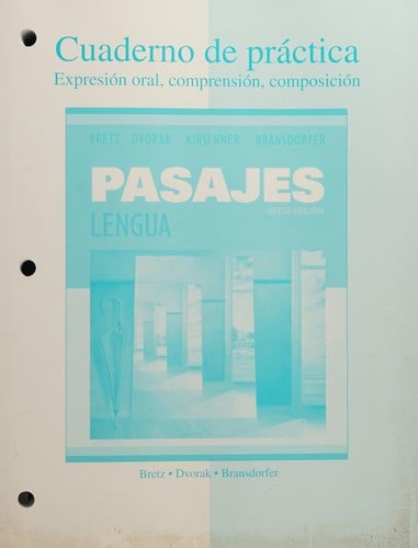 Workbook/Laboratory manual t/a Pasajes