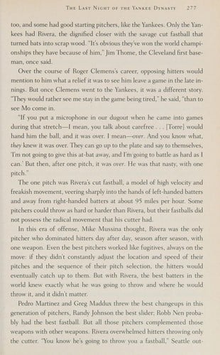 The Last Night of the Yankee Dynasty New Edition: The Game, the Team, and the Cost of Greatness