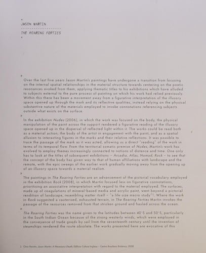 Jason Martin: the roaring forties