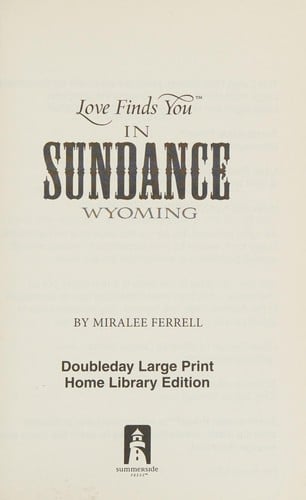 Love finds you in Sundance Wyoming