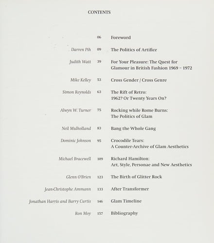 Glam: the performance of style