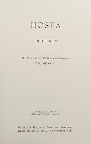 Hosea