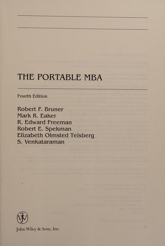 The portable MBA