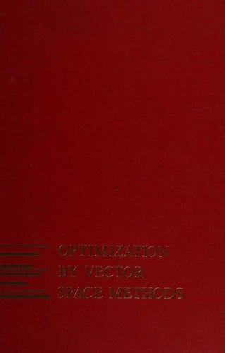 Optimization by vector space methods