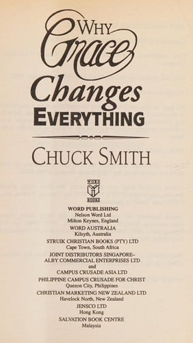 Why Grace Changes Everything