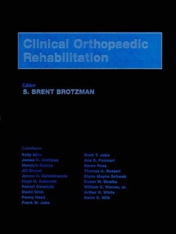 Clinical orthopaedic rehabilitation