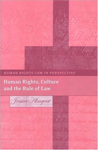 Human Rights, Culture And the Rule of Law (Human Rights Law in Perspective)