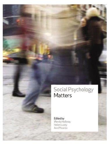 Social Psychology Matters