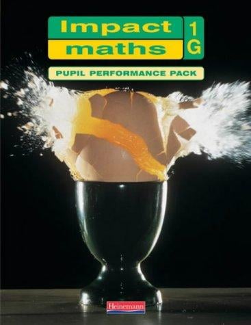 Impact Maths: Pupil Performance Pack 1 Green