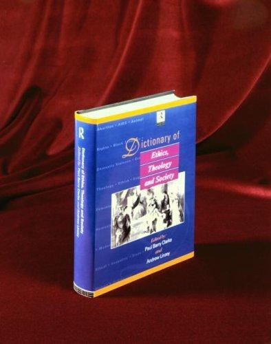 Dictionary of ethics, theology, and society