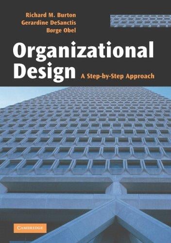 Organizational Design: A Step-by-Step Approach