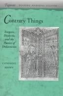 Contrary things: exegesis, dialectic, and the poetics of didacticism