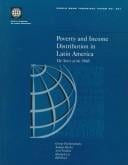 Poverty and income distribution in Latin America: the story of the 1980s