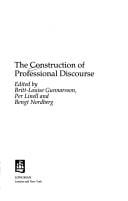 The construction of professional discourse