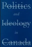 Politics and ideology in Canada: elite and public opinion in the transformation of a welfare state