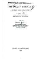 The death penalty: a world-wide perspective : a report to the United Nations Committee on Crime Prevention and Control