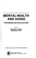 Mental Health and Aging: Programs and Evaluations (Sage Series on African Modernization and Development)