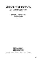 Modernist fiction: an introduction