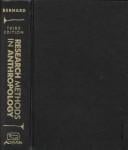 Research Methods in Anthropology: Qualitative and Quantitative Approaches, Third Edition