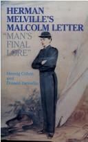 Herman Melville's Malcolm letter: "man's final lore"