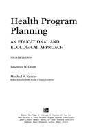 Health program planning: an educational and ecological approach