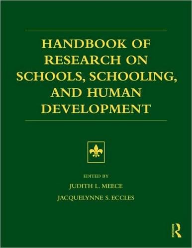 Handbook of Research on Schools, Schooling and Human Development
