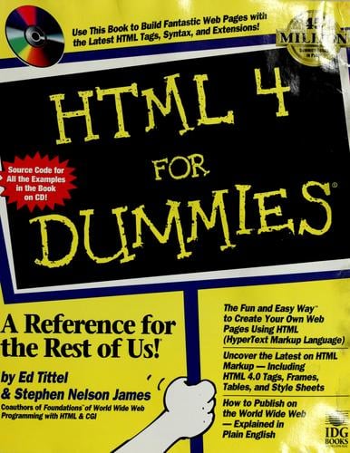 HTML 4 for dummies