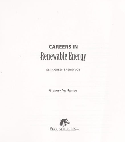 Careers in renewable energy: get a green energy job