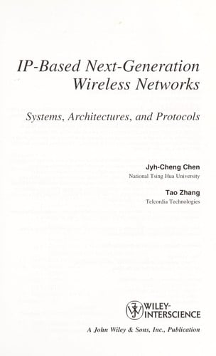 IP-based next-generation wireless networks: systems, architectures, and protocols