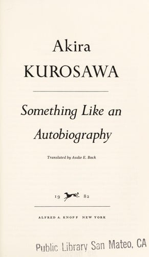 Something like an autobiography